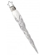 NEW - Inge Glas Glass Ornament - Icicle - Clear